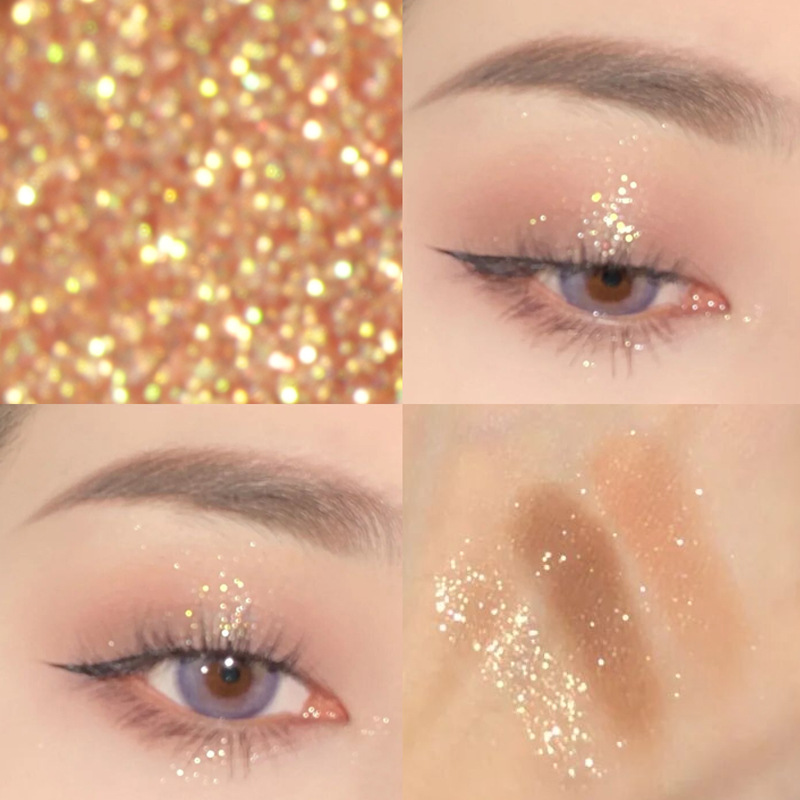 Paleta Tudo-em-Um: 9 Cores de Sombra e Contorno (Mate e Glitter) - Image 3